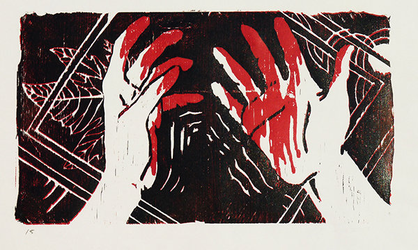 Cain’s hands – woodcut