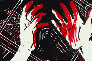 Cain’s hands – woodcut